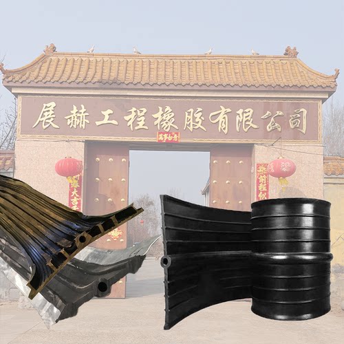 中埋式橡胶止水带651型钢边止水带厂家背贴外贴式可卸式CB300*8mm