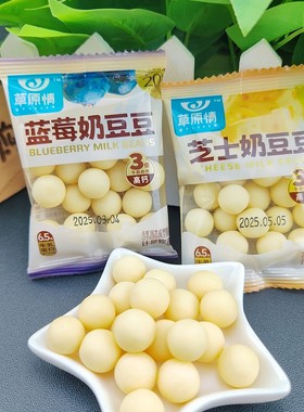 草原情奶豆蓝莓芝士奶豆休闲奶酪零食小吃内蒙特产奶制品