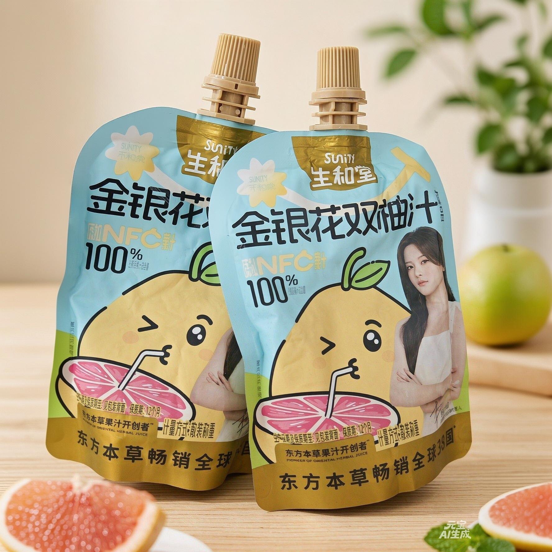 生和堂金银花双柚汁饮料整箱果汁儿童健康解馋小零食休闲小吃食品