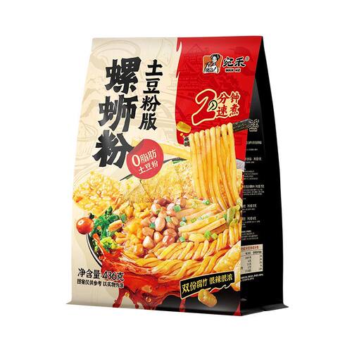 宛禾螺蛳粉土豆粉版双份腐竹加量网红夜宵解馋方便面速食米粉米线