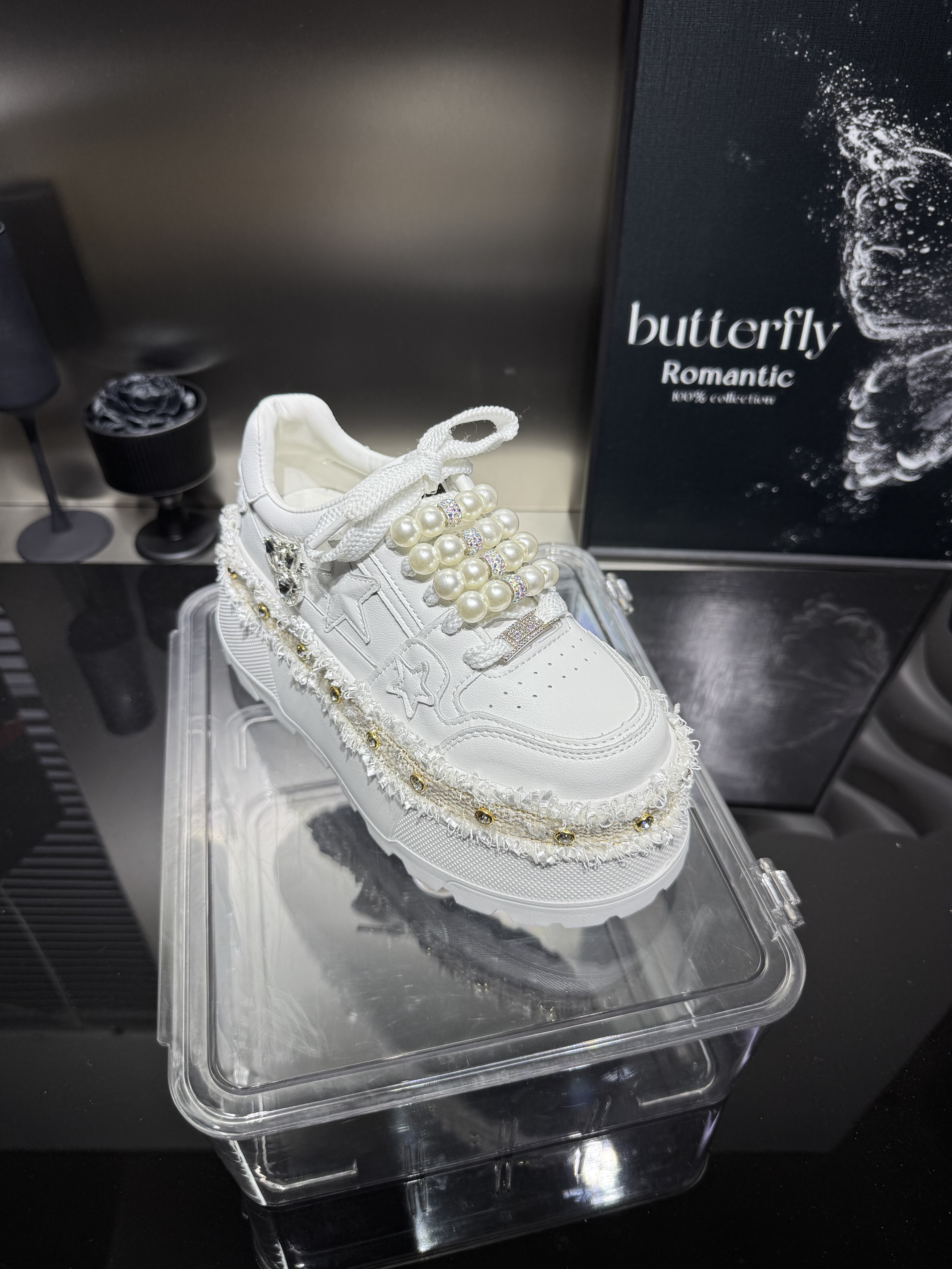 2026新款兔子水钻重工欧货厚底小白鞋女时尚百搭休闲运动潮板鞋女,女鞋,时尚休闲鞋,淘宝优惠券,粉丝福利购,淘宝优惠卷