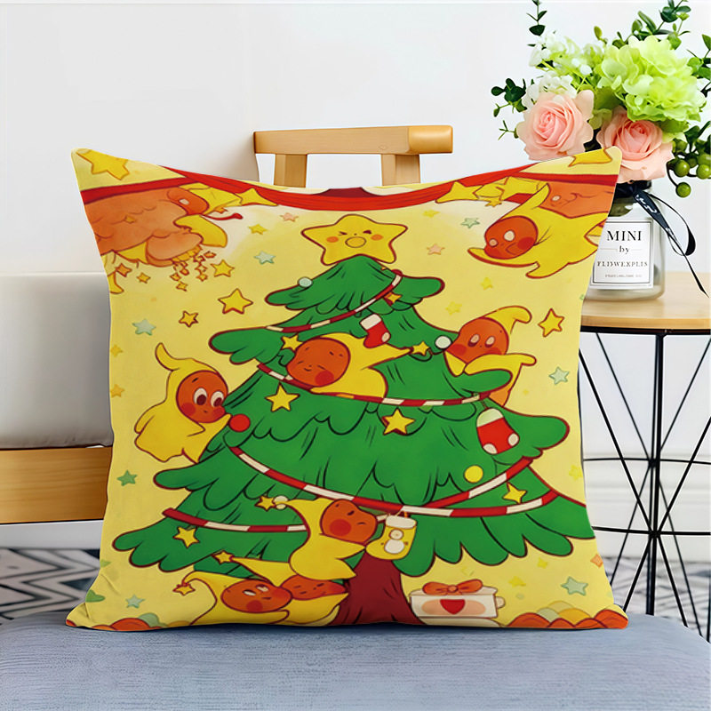卡通圣诞星星人抱枕家用卧室客厅沙发靠枕柔软办公室午睡枕可拆洗,居家布艺,午睡枕,淘宝优惠券,粉丝福利购,淘宝优惠卷