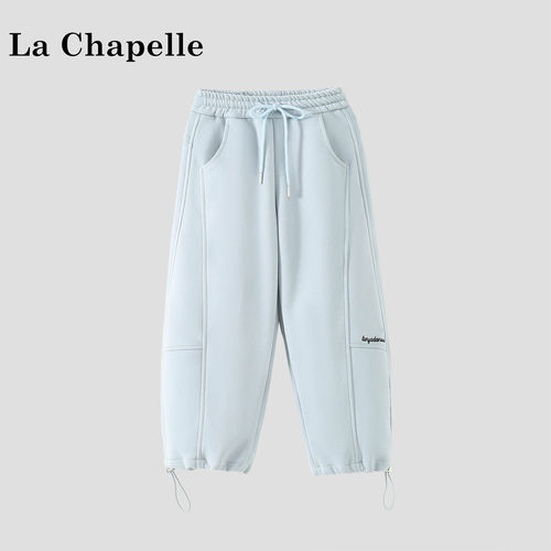 La Chapelle【拉夏贝尔】秋冬季儿童韩版百搭弯刀休闲裤LA3792
