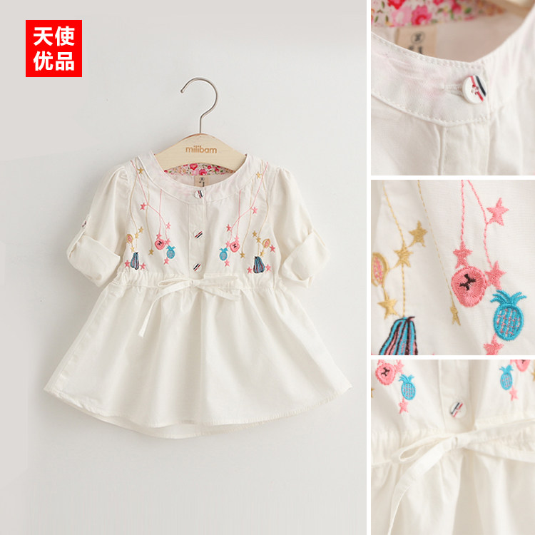 Chemise fille à manche longue - Ref 2088420 Image 1