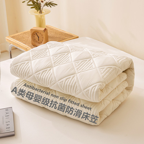 A类母婴级纯棉夹棉加厚防滑床笠