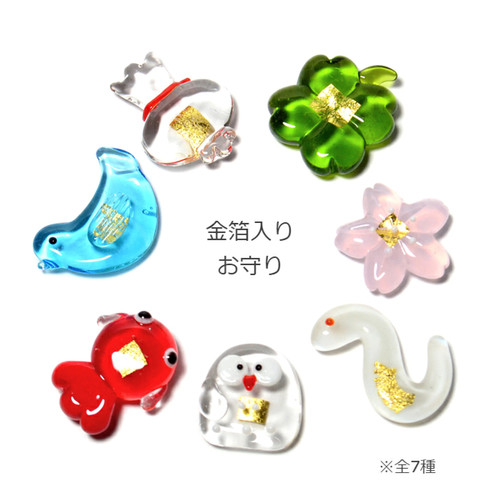 金箔御守达摩鲷鱼熊猫樱花护身符