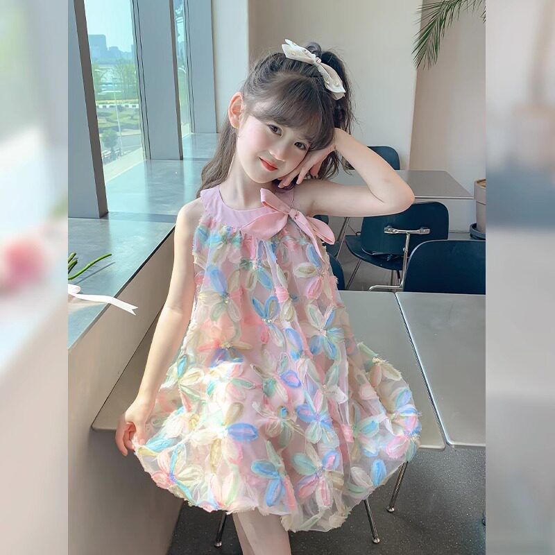 女童夏装连衣裙2026新款童装儿童夏季裙子小女孩洋气女宝宝公主裙