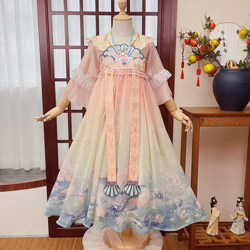 汉服女童2026新款古装裙子