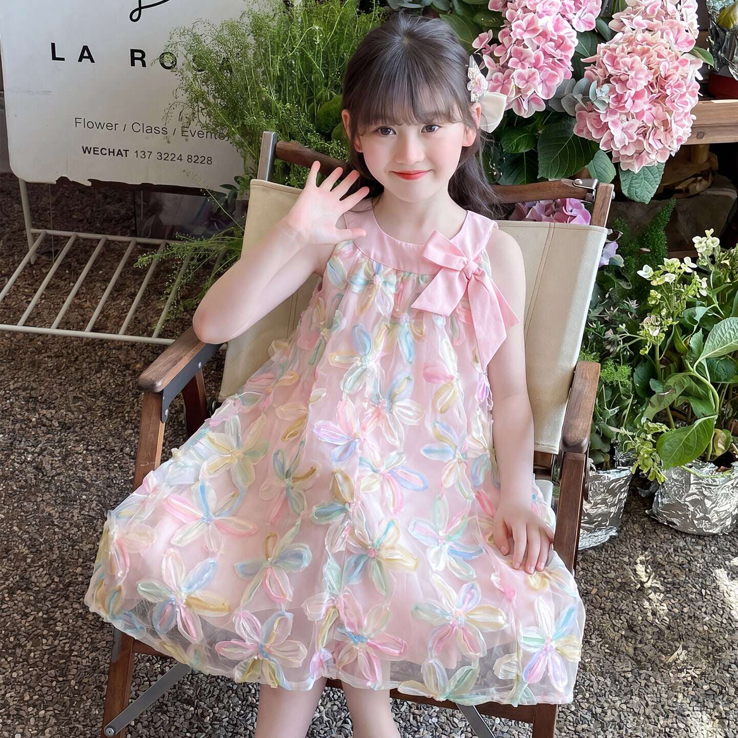 女童夏装连衣裙2026新款童装儿童夏季裙子小女孩洋气女宝宝公主裙