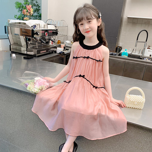 女童夏季连衣裙2026新款儿童公主裙夏装洋气小女孩夏天高级感裙子
