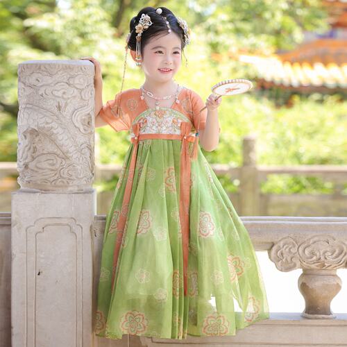 汉服女童夏季2026新款儿童仙气国风公主连衣裙小女孩超仙古装裙子