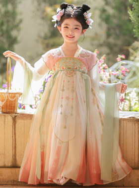 汉服女童超仙2026新款儿童古风裙子公主唐装女孩古装中国风连衣裙