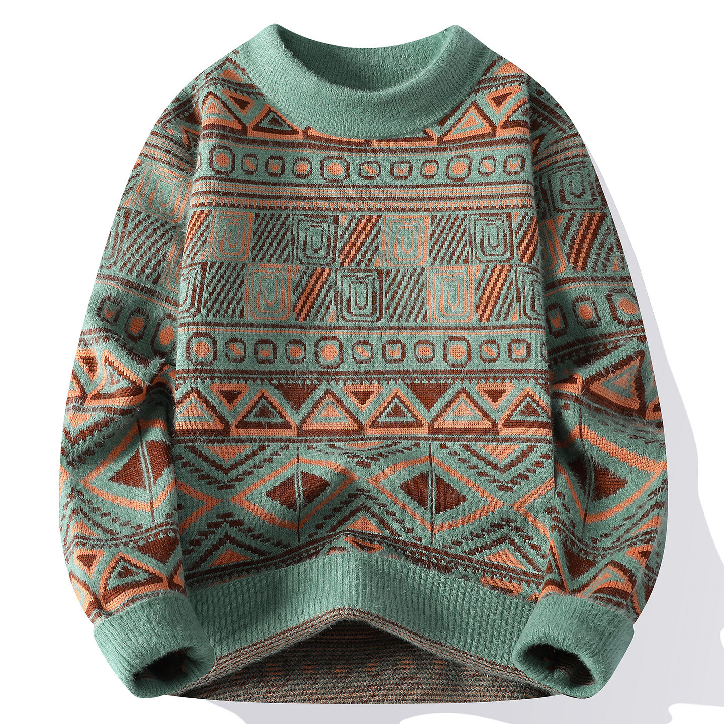 加厚套头毛衣男秋冬季复古潮牌慵懒风宽松针织打底衫青少年毛线衣,男装,针织衫/毛衣,淘宝优惠券,粉丝福利购,淘宝优惠卷