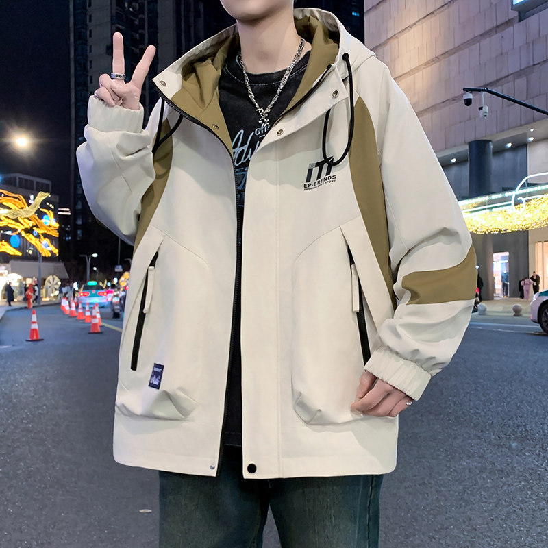 1315岁初高中学生外套男春秋季潮流帅气大童上衣服青少年男孩夹克