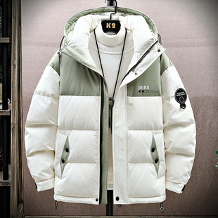 加厚棉衣外套男冬季 初中高中学生保暖防寒棉服帅气青少年大童棉袄