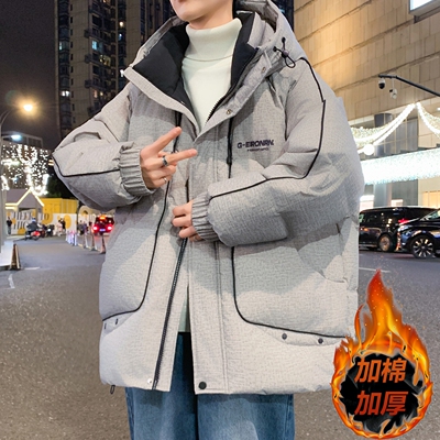 防寒棉衣青少年男装冬装外套2025新款初高中学生加厚保暖棉服袄子