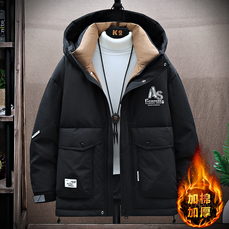 13青少年棉衣外套14男孩冬季棉袄15初高中学生16大童加厚羽绒棉服