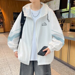 冰丝轻薄款男士防晒衣2026新款夏季外套男款青少年宽松透气防晒服