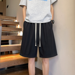 青少年男孩纯棉短裤夏季薄款休闲运动裤子初中学生宽松直筒五分裤
