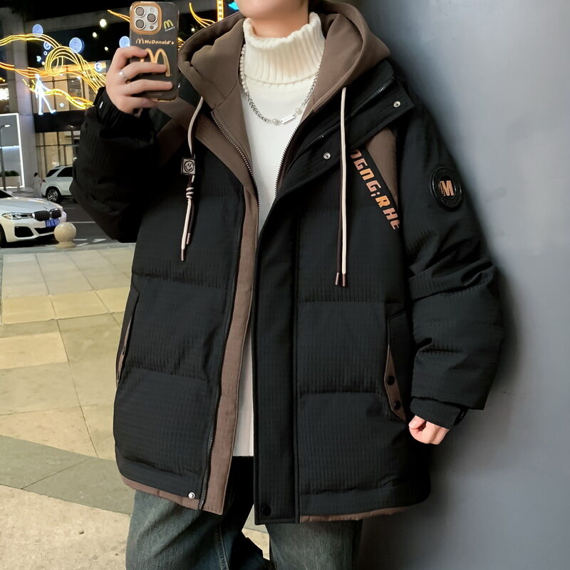 青少年加厚棉袄男冬季2025新款爆款初高中学生外套男冬天保暖外套