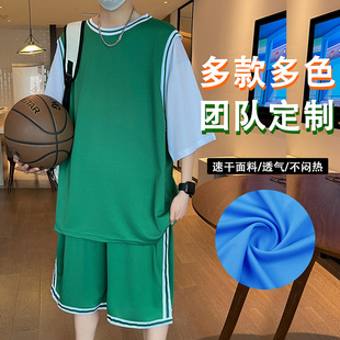 速干球服两件套宽松短袖 大童中学生运动服套装 薄款 班服 男夏季 短裤