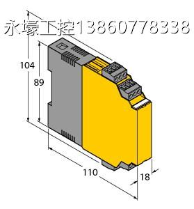 图尔克IM1-22EX-T IM1-22EX-R 231EX 451EX IM36 31隔离安全栅U I