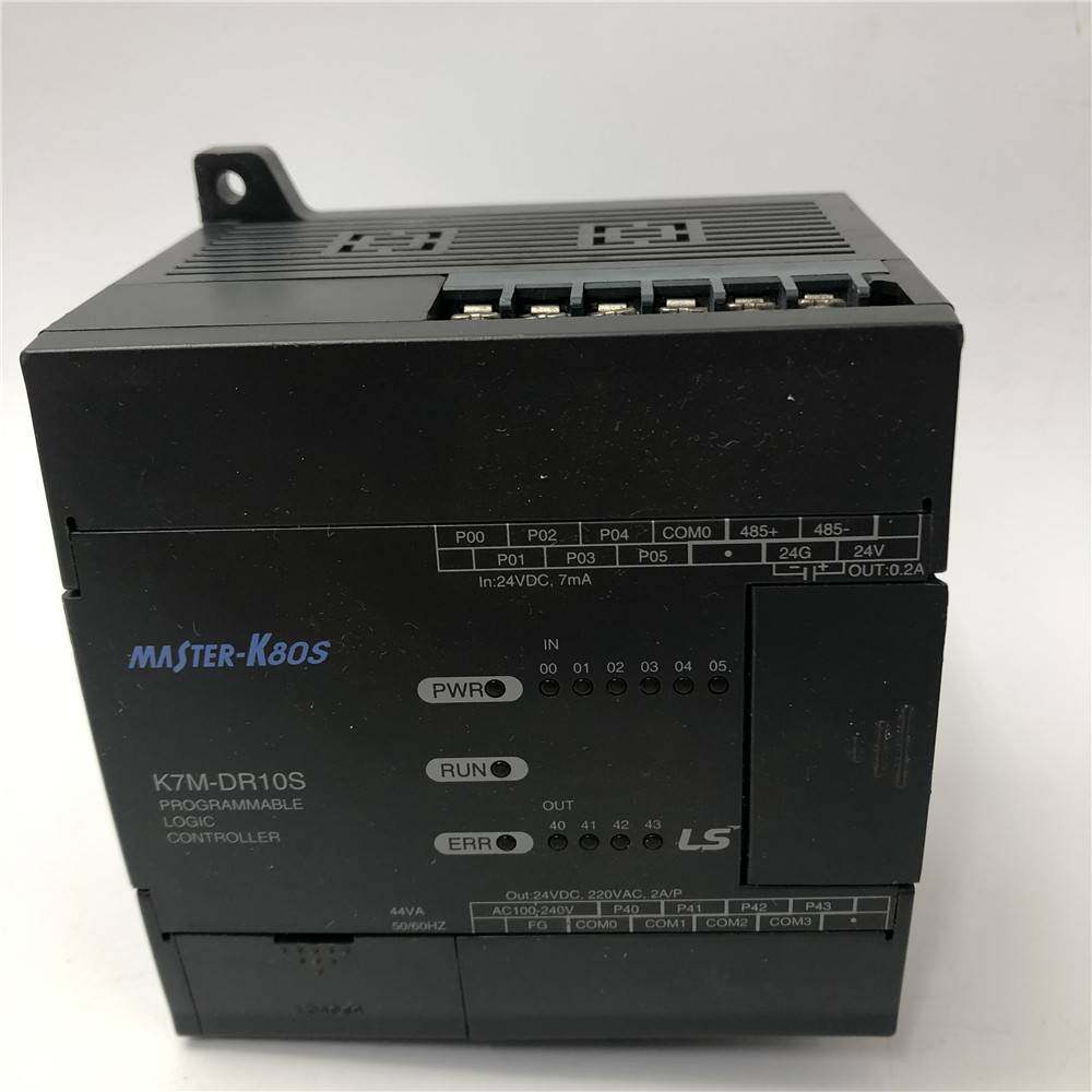 韩国ls plc可编程控制器master-k80s k7m-dr10s 成色如图议价