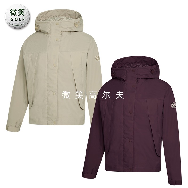 特价2025冬新款韩国代购户外防风保暖高尔夫球服女士休闲夹克外套