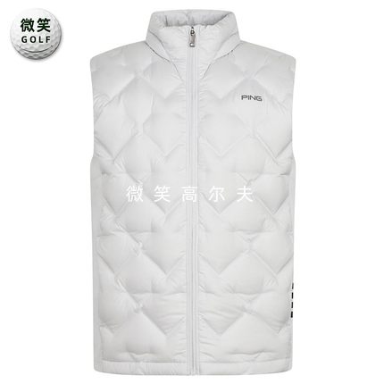 特价2025冬新品韩国代购PING高尔夫男士立领防寒保暖运动羽绒马甲