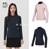 ELLE舒适透气高尔夫球服女士运动长袖 韩国代购 T恤 2025秋新款 特价