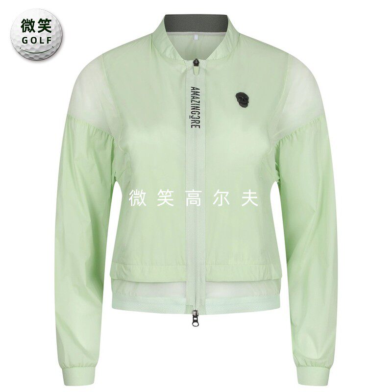 高尔夫女网状透气防晒夹克外套