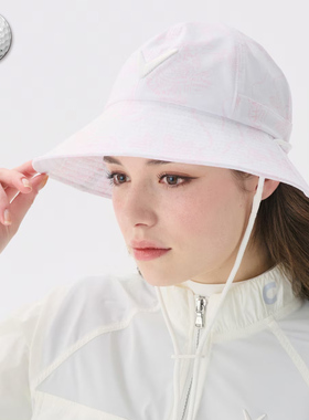 2025夏新品韩国代购CALLAWA*高尔夫女士图案轻质遮阳运动渔夫帽