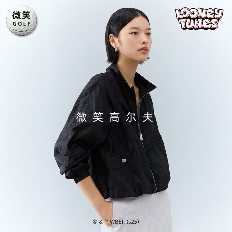 特价2025夏新款韩国代购休闲宽松高尔夫球服女士户外防晒外套GOLF