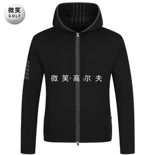 2026春新品韩国代购amazingcre高尔夫男连帽保暖运动羊毛开衫外套