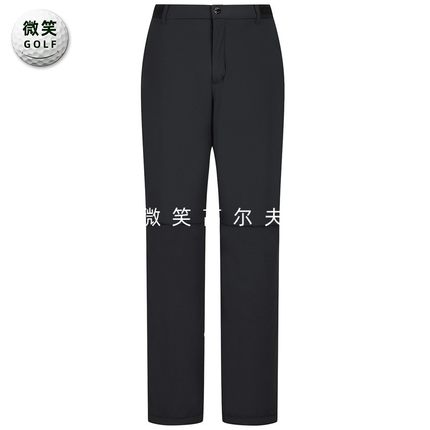 特价2025冬新品韩国代购PING高尔夫男松紧腰简约防寒运动羽绒长裤