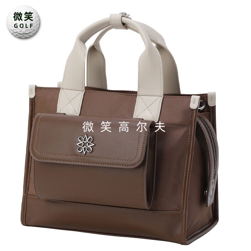 2025秋新品韩国代购女高尔夫球包方形运动收纳手提包单肩挎包套装