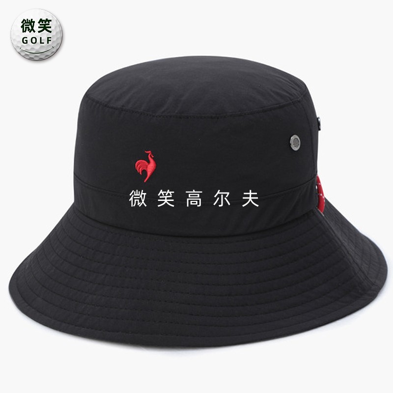 高尔夫女图案遮阳运动渔夫水桶帽