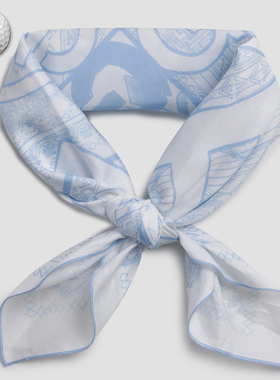 2025夏季新品韩国代购GFOR*高尔夫女士图案柔软运动围巾丝巾围脖