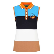 Ưu đãi đặc biệt 2019 Mùa hè New Korea Mua sắm Bộ đồ Golf Bà Tương phản Áo thể thao không tay Top Golf - Thể thao sau