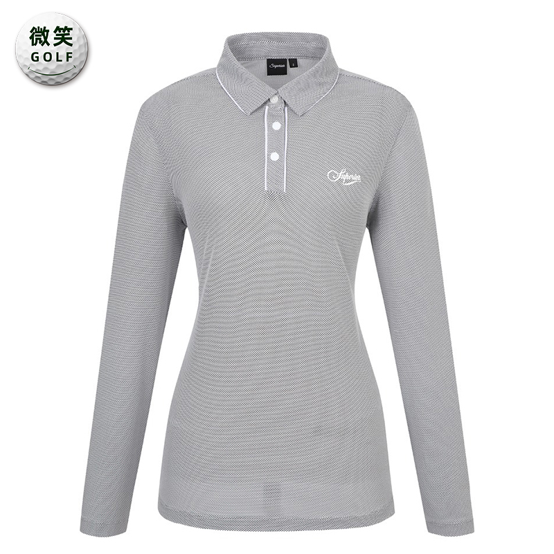 特价2025秋新款韩国代购运动简约高尔夫球服女士透气长袖T恤GOLF