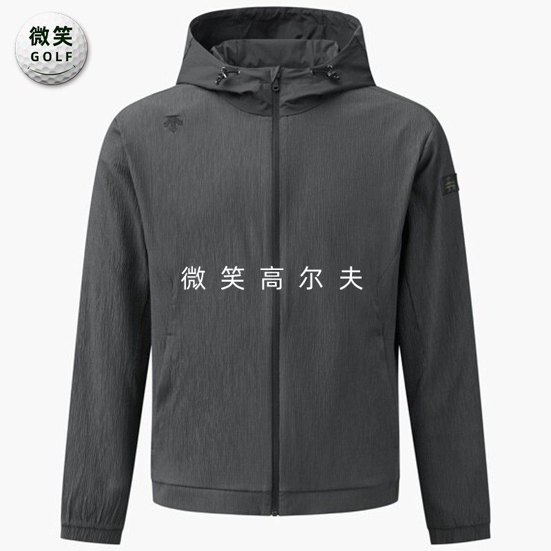 2026春季新品韩国代购高尔夫男士连帽轻盈时尚纹理运动夹克外套,运动/瑜伽/健身/球迷用品,高尔夫上装,淘宝优惠券,粉丝福利购,淘宝优惠卷