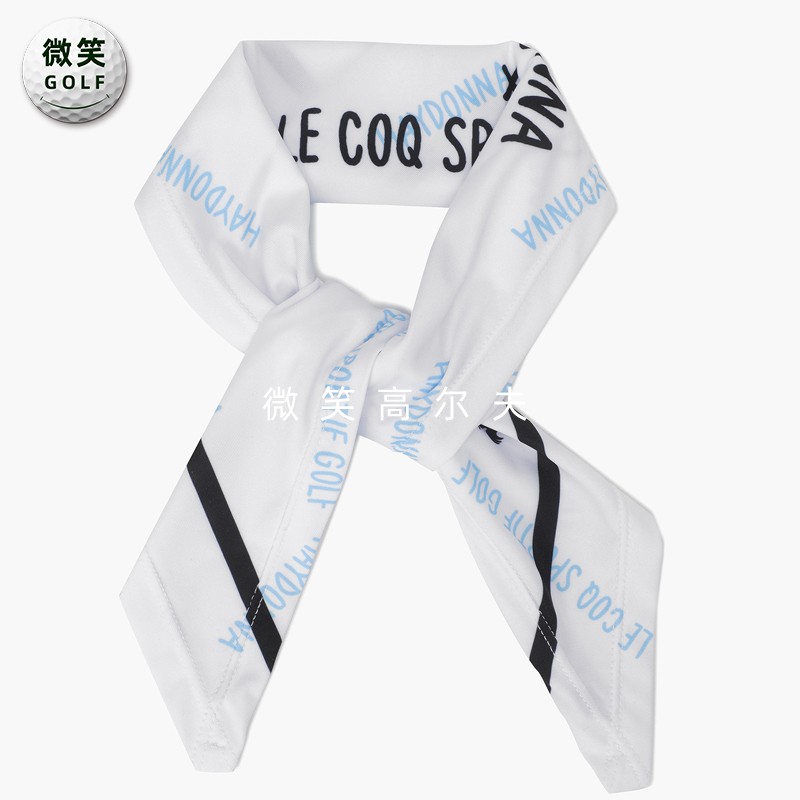 高尔夫女士字母凉感运动围巾围脖