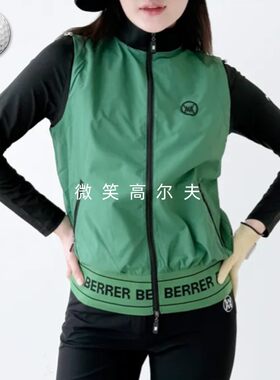 特价2025秋季新款韩国代购防风保暖高尔夫球服女士韩版马甲坎肩