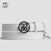 GFOR 2025春夏新品 韩国代购 高尔夫女士简约按扣舒适运动腰带皮带