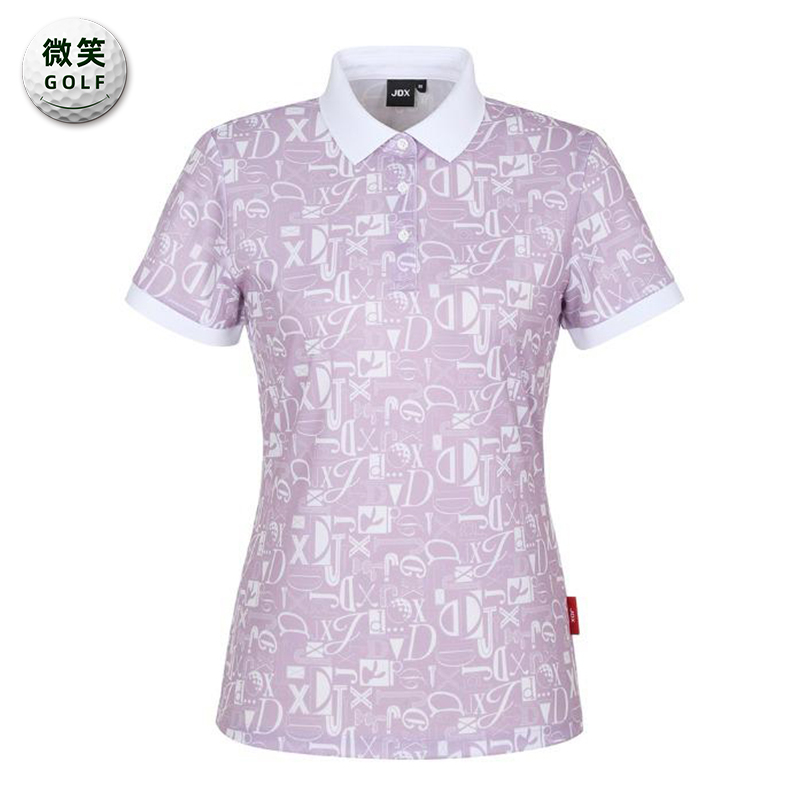 特价2025夏季新款韩国代购JD*字母标志高尔夫球服女士短袖T恤GOLF