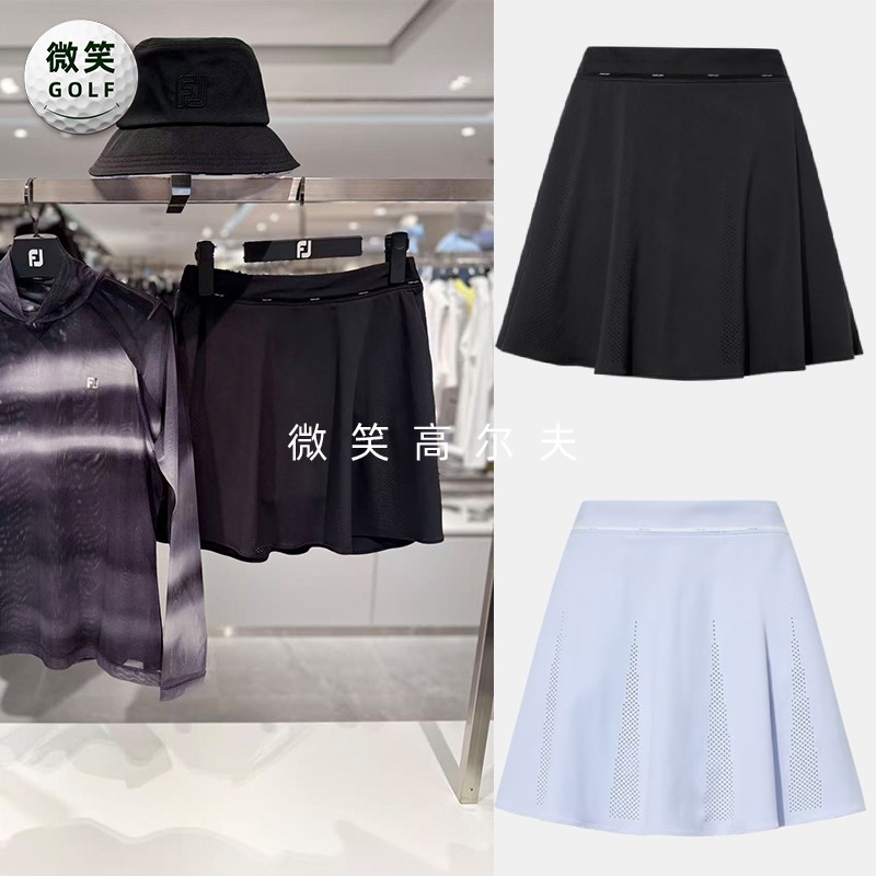 2026夏款韩国代购FOOTJOY弹性舒适高尔夫服装女士半身裙喇叭短裙