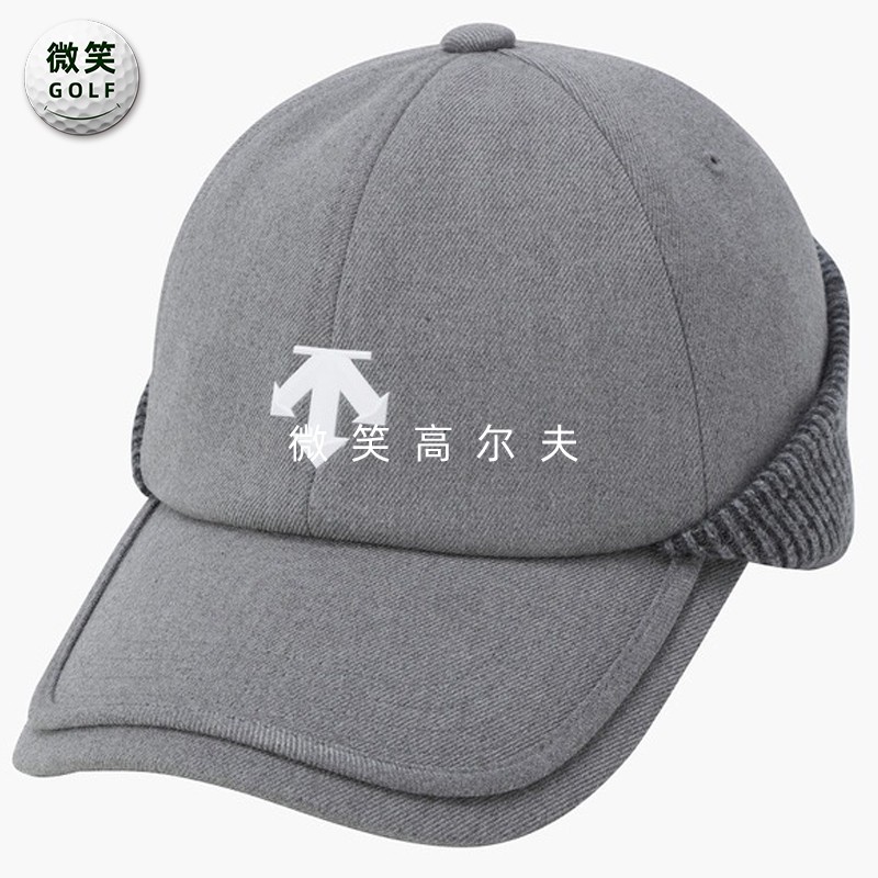 高尔夫男针织护耳保暖运动棒球帽