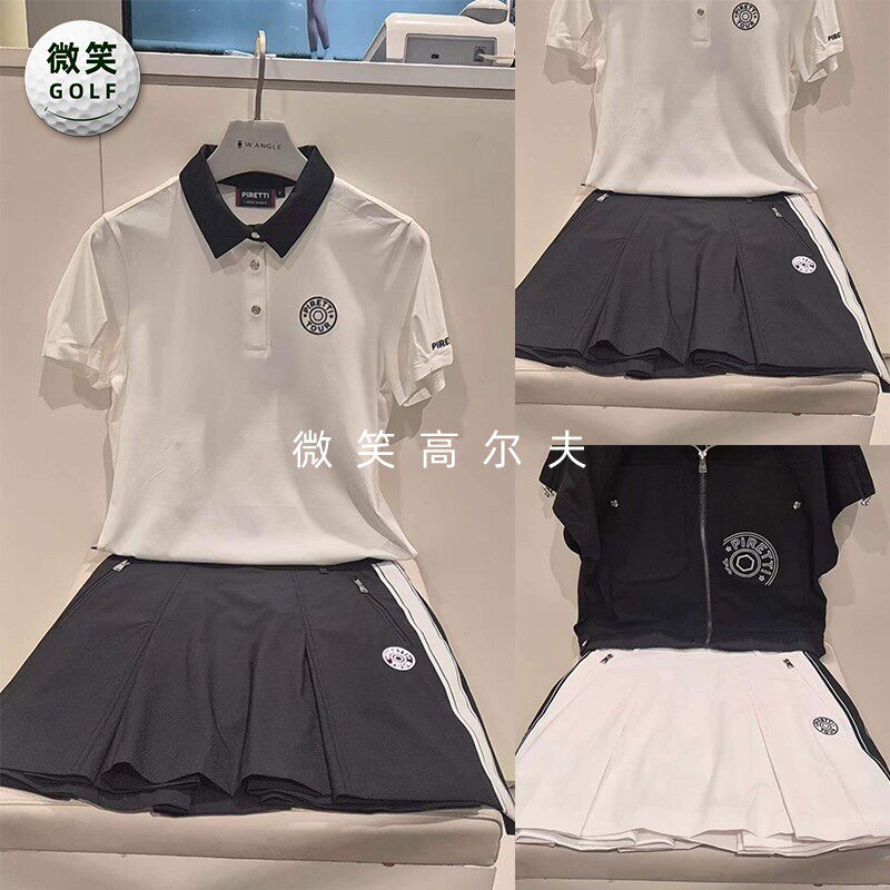 20026夏季新款韩国代购时尚百搭裙子高尔夫球服女士A字型半身短裙