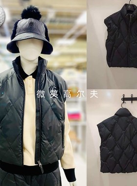 2025冬新款韩国代购CASTELBAJAC防水保暖高尔夫球服女士羽绒马甲