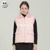 韩国代购 新款 双面穿高尔夫球服女士防寒保暖马甲背心 2025冬季 特价
